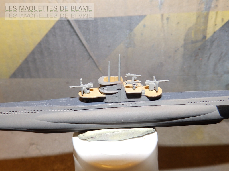 UNTERSEEBOOT TYPE VIIC TURM II U-673 [MIRAGE HOBBY 1/400] (En plongée) 120136776