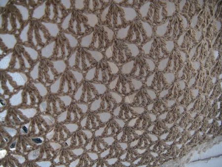 écharpe crochet dentelle 010