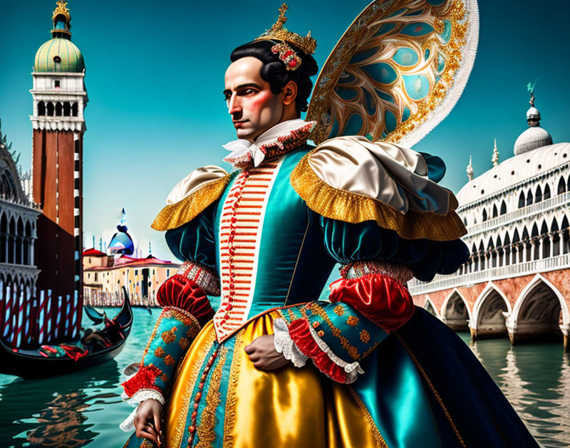 Carnaval de Venise façon Canaletto