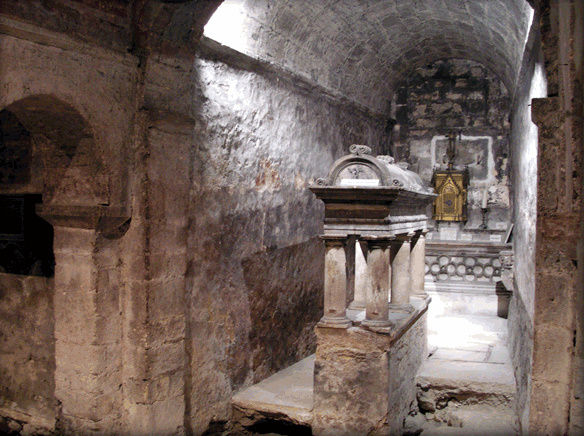 Basilique St Seurin, Crypte, Tombeau de St Fort