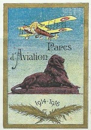Vignette Belfort Parc d'aviation 1914 1918 édition Delandre