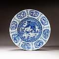 Ming dynasty Blue and White porcelains sold at Sotheby's. Asian Arts / 5000 Years, Paris, 29 April 2022