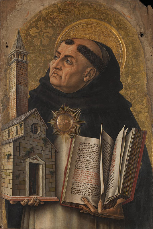 Thomas d'Aquin par Carlo Crivelli