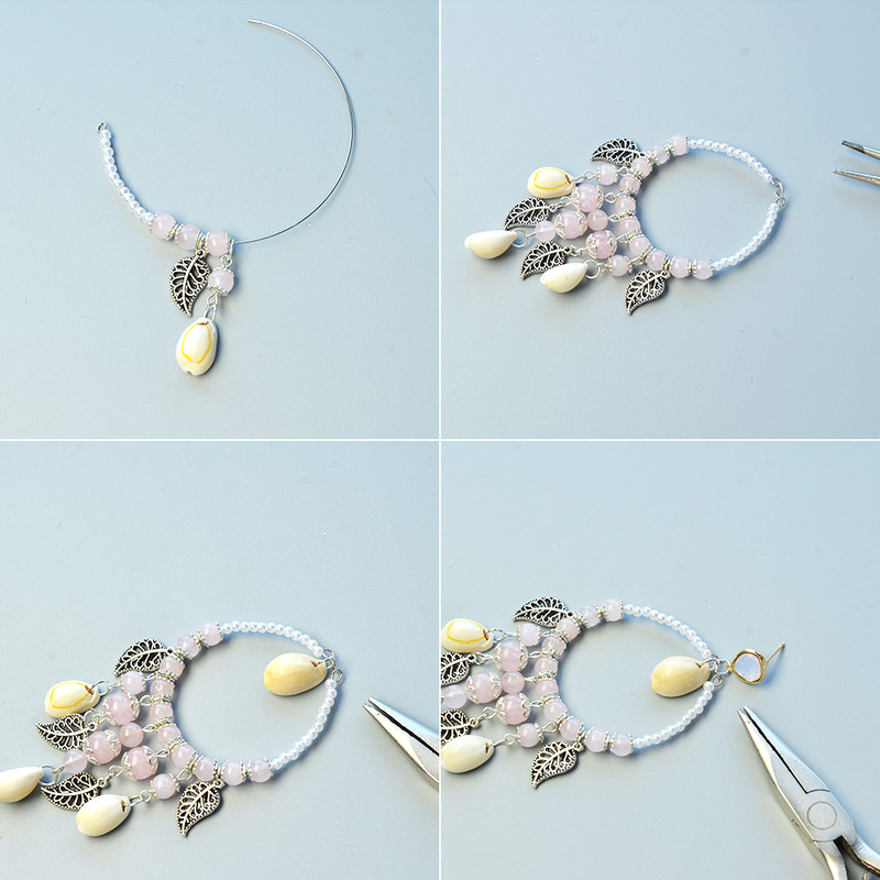Shell-and-Quartz-Beads-Pendants-Hoop-Earrings-3