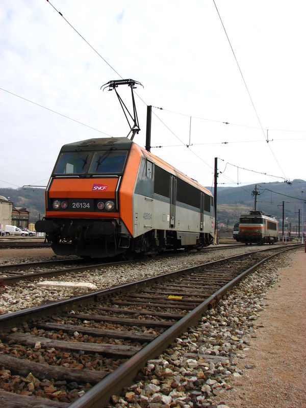 BB 26134, dépôt d'Ambérieu