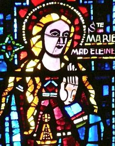 AUGUSTE LABOURET VITRAUX STE ANNE DE BEAUPRE Marie Madeleine