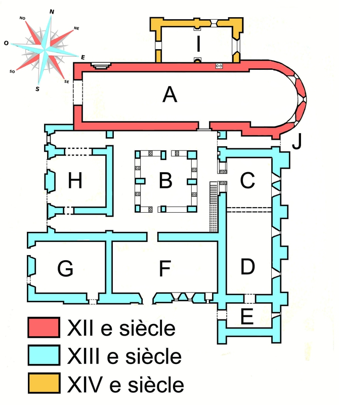 Saint-Michel de Grandmont plan 1