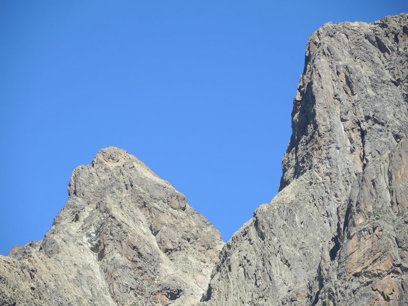 Lac de Pombie, pic du Midi d'Ossau, entaille 2 (64)