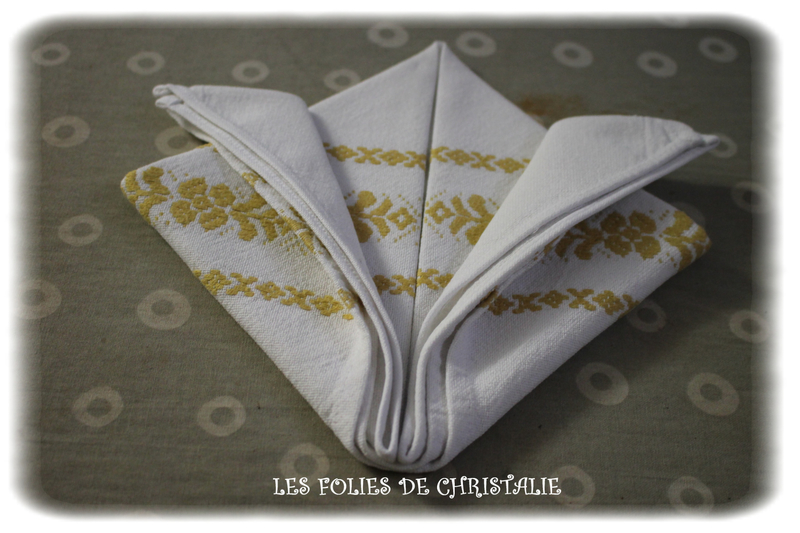Pliage serviettes 6