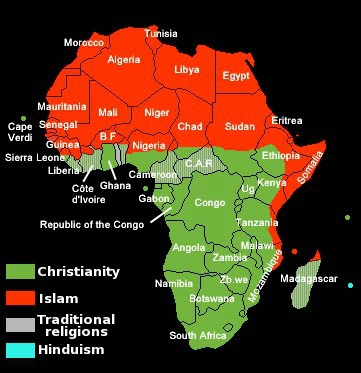 Religion_distribution_Afric