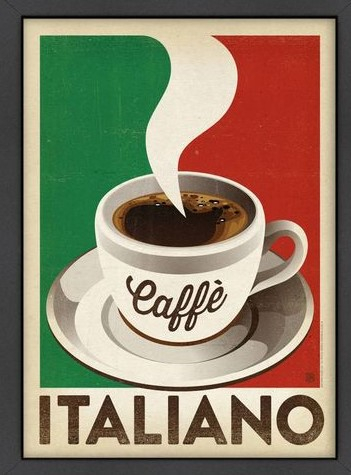 Café Italiano Framed Wall Art by Anderson Design Group
