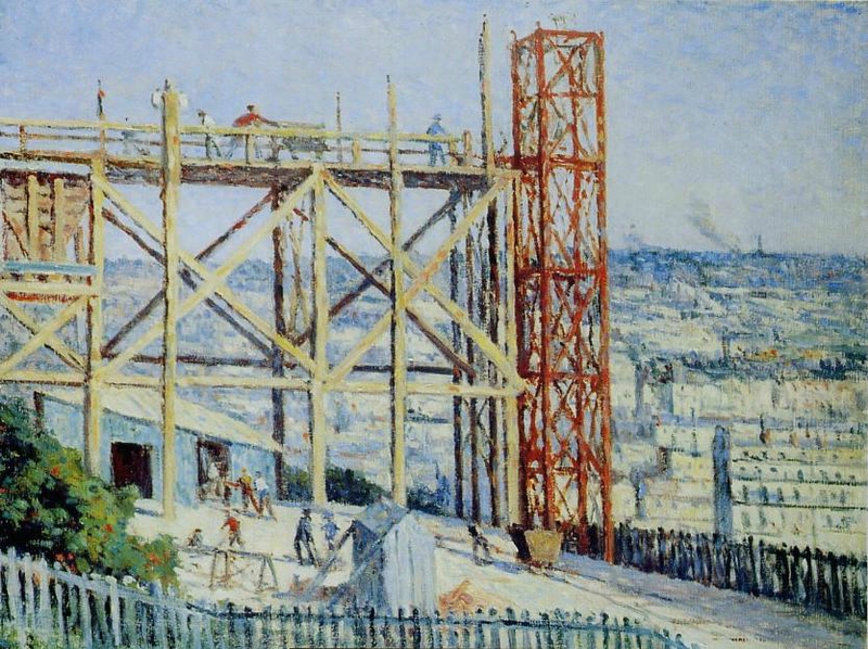 Lucé, La construction du sacré coeur (1900)