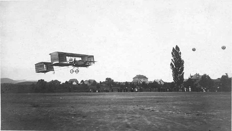 Photo Ferber Aéroplane Voisin 18 Juillet 1909 R
