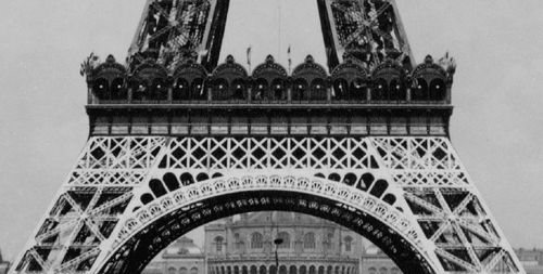 Premier étage de la Tour Eiffel 1889