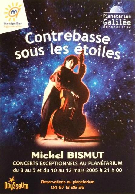 CPM Montpellier Spectacle Contrebasse 2005 Michel Bismut