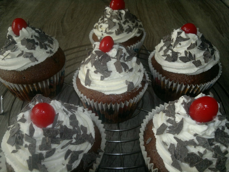 cupcakes forêt noire