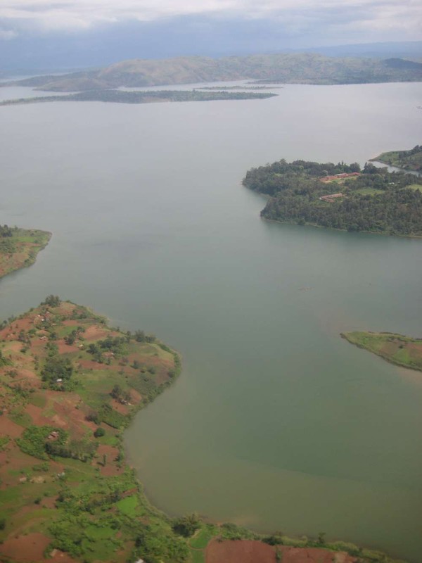 Le Kivu vu du ciel