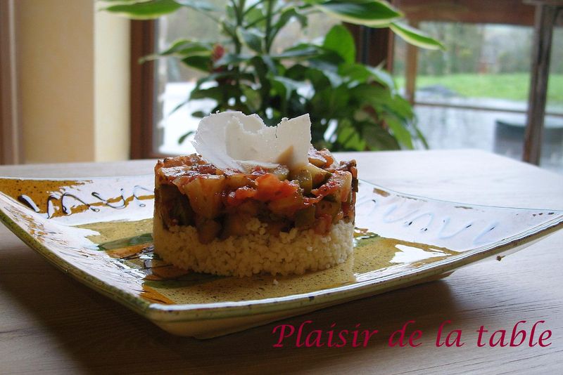 Ratatouille express micro-ondes