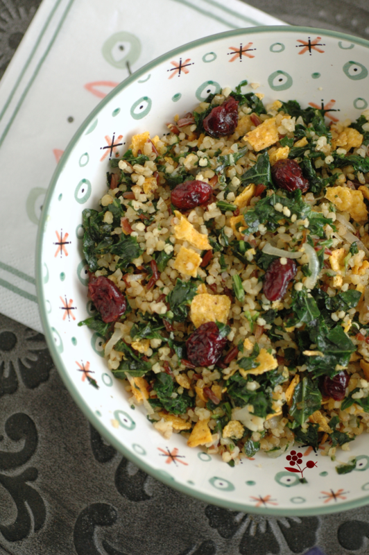 Salade riz rouge-millet-boulgour-chou kale-canneberges, sauce acidulée_3