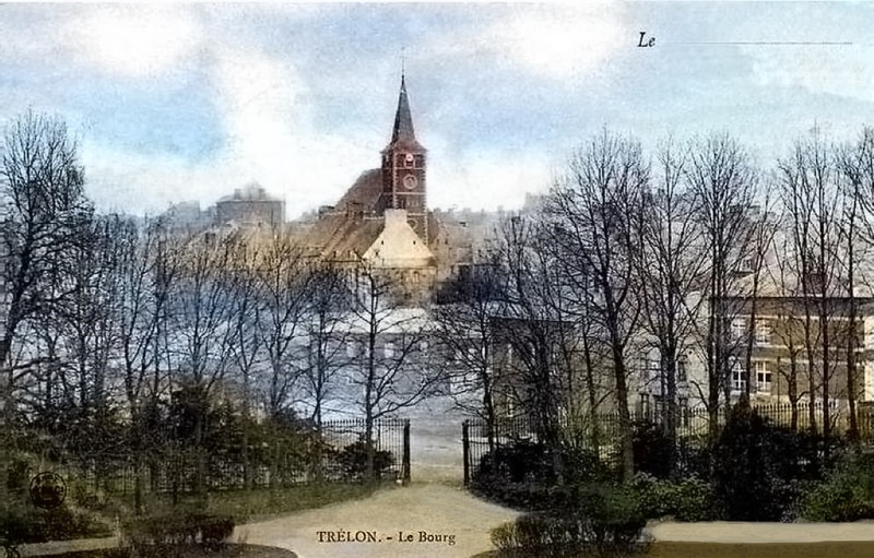 Vue du château de Trélon