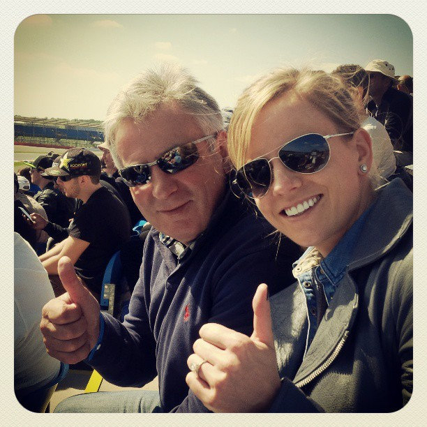 susie wolff and her father john