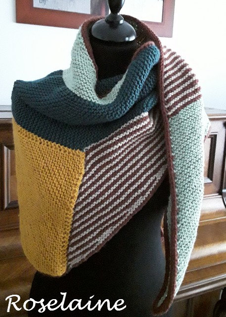 Vertices Unite shawl by Stephen West 2