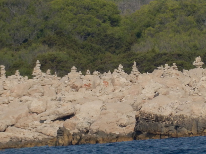 Dugi Otok côte ouest Cairns avant le passage du Prolaz mala Proversa 29 octobre 2019