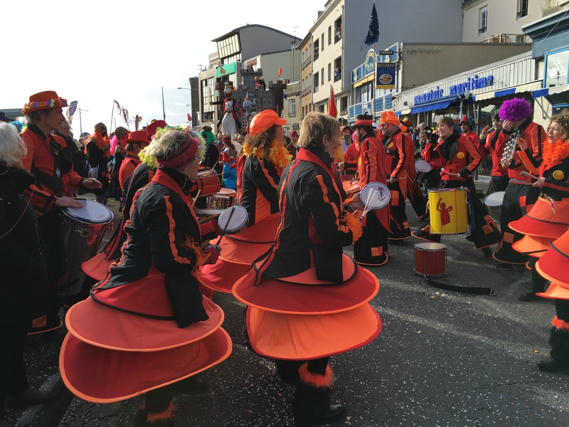 Carnaval de Granville la Grande Cavalcade dimanche 7 février 2016 fanfare le Port
