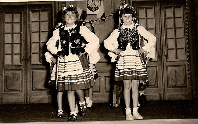 Piechowska Krystyna i Krenc Tereska Bois du Luc 1954