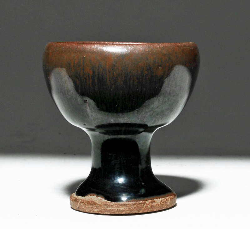 Jianyao Hare's Fur Stem Cup, Song Dynasty