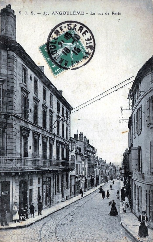 1918-12-30 Angoulême rue de Paris b