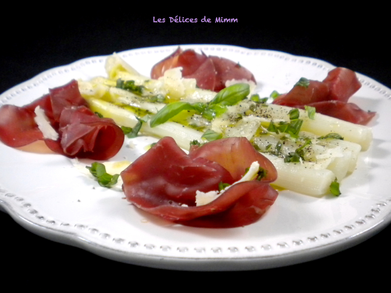 Asperges blanches à la bresaola 4