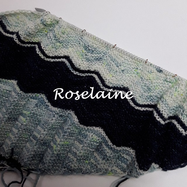 Roselaine Châle Océan by Michèle Humbert 3
