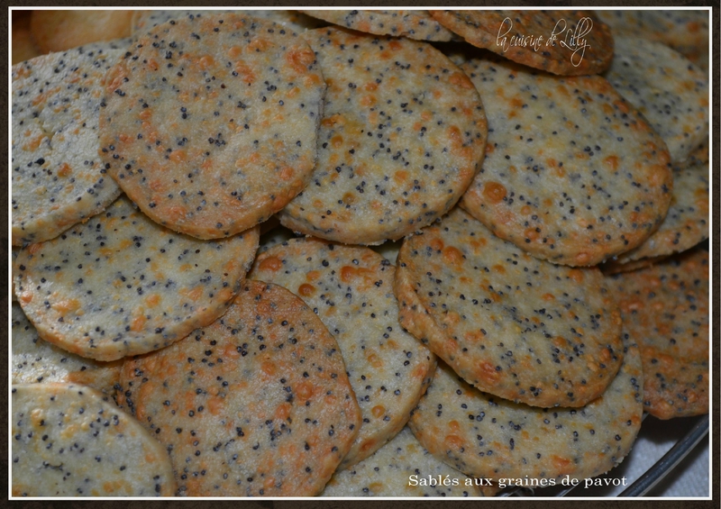 sablés aux pavots