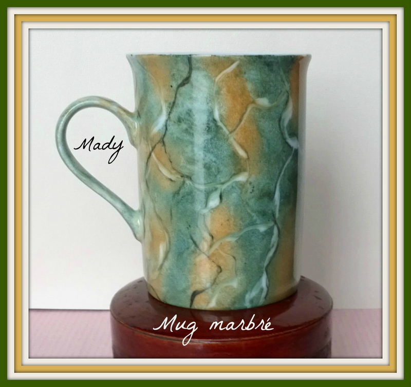 34 Mug marbré