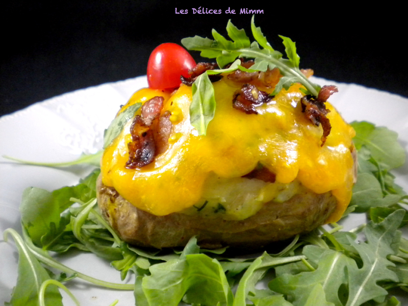 Pommes de terre farcies au cheddar 4