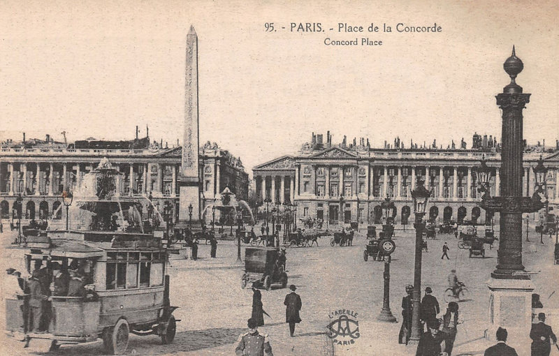CPA Paris Place de la Concorde