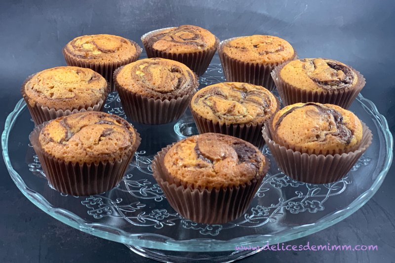 Muffins à la pâte à tartiner 5