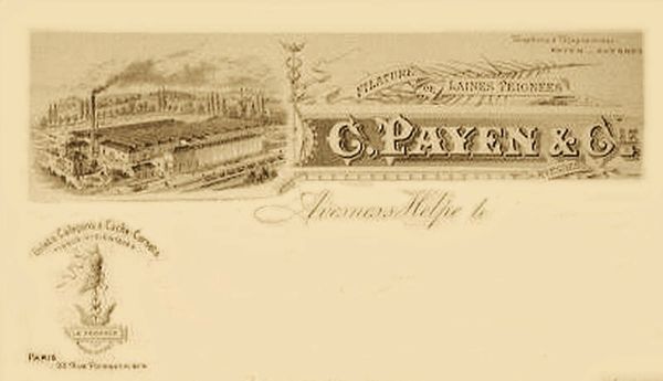 AVESNES-Filature Payen 1891