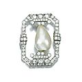 <b>Pearl</b> and diamond brooch, 1920s
