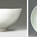 A Fine Early Ming White-Glazed Bowl with Incised and <b>Anhua</b> <b>Decoration</b>, Lianci, Yongle period (1403-1425) 