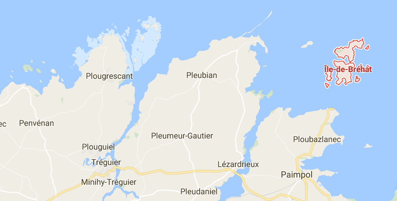 Île-de-Bréhat - situation