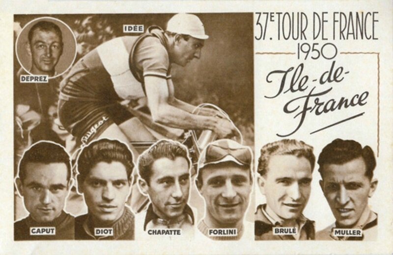 CPM Tour 1950 Equipe Ile de France