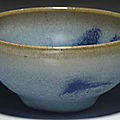 A small <b>Junyao</b> purple-splashed 'bubble' bowl, Song-Jin dynasty, 11th-12th century