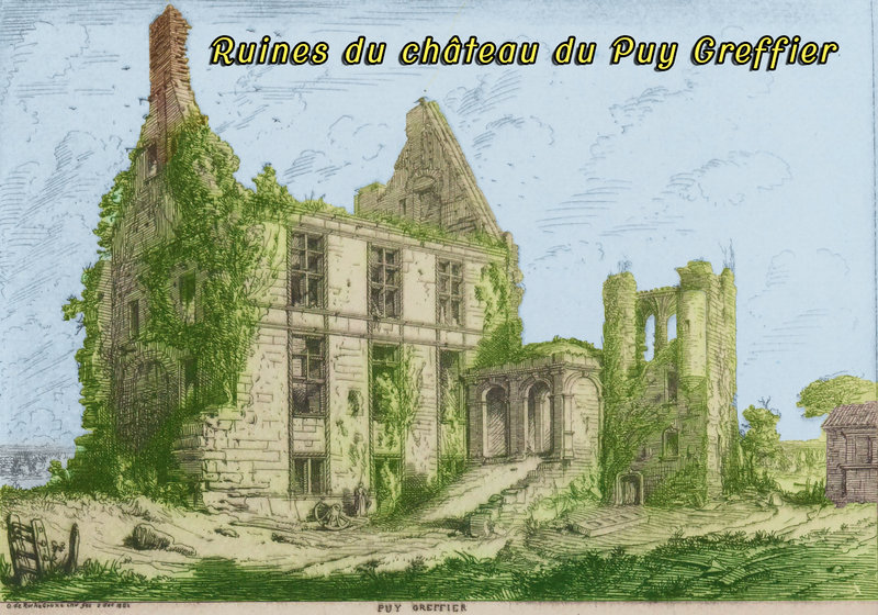Ruines du château du Puy Greffier