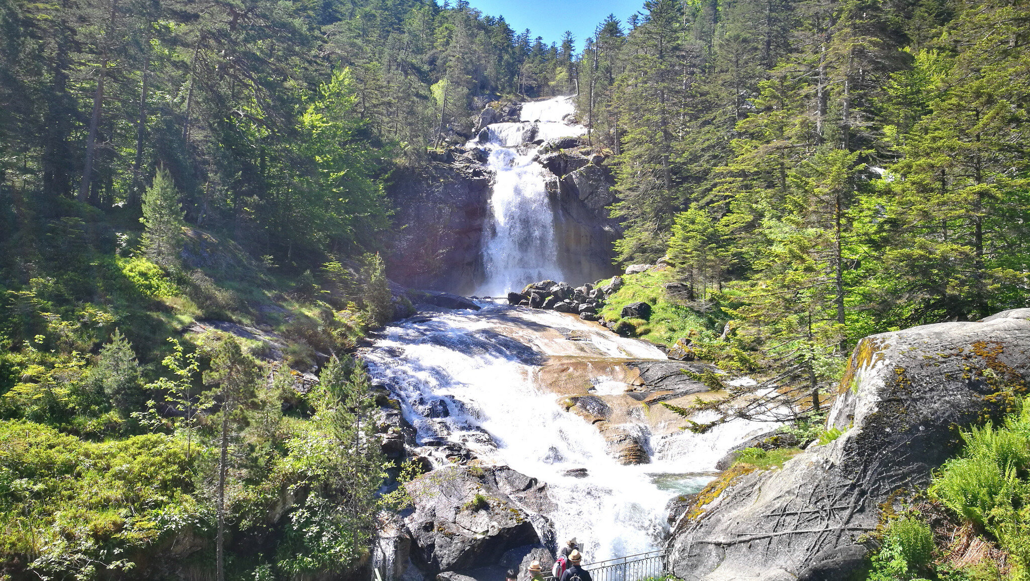 Pont d'Espagne, cascade du gave de Gaube