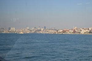 Vue d'Istanbul du Bosphore