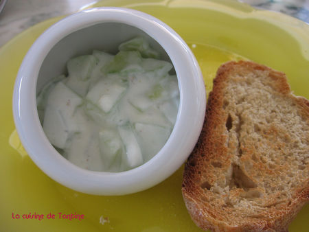 recettes Tzatziki frais (grecque)