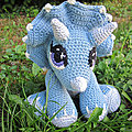 Test crochet - Sarah Triceratops...