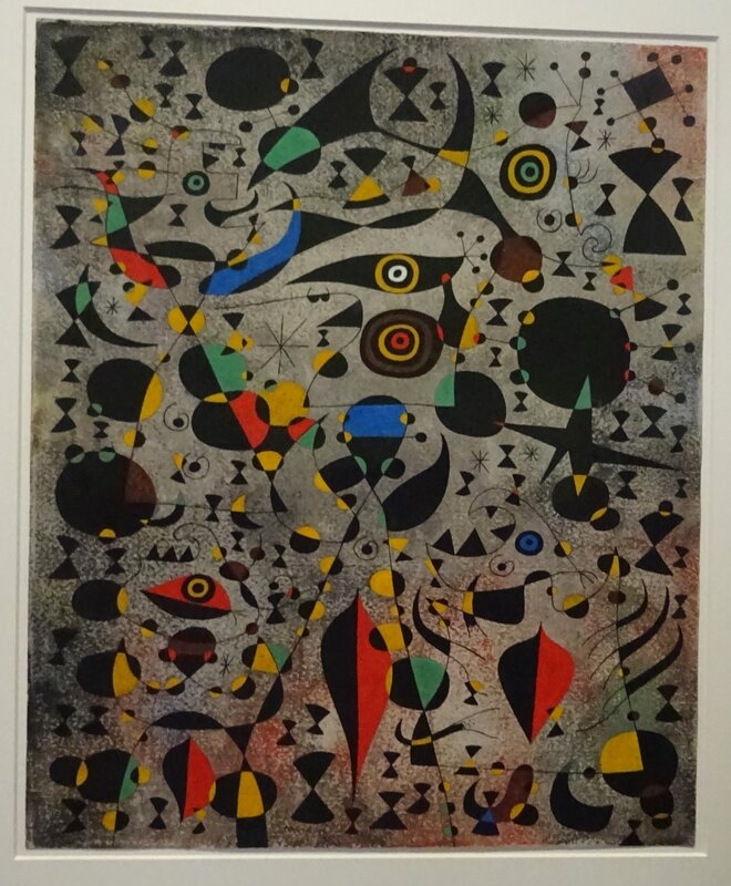 -Miró Femmes encerclées par le vol d'un oiseau 1941